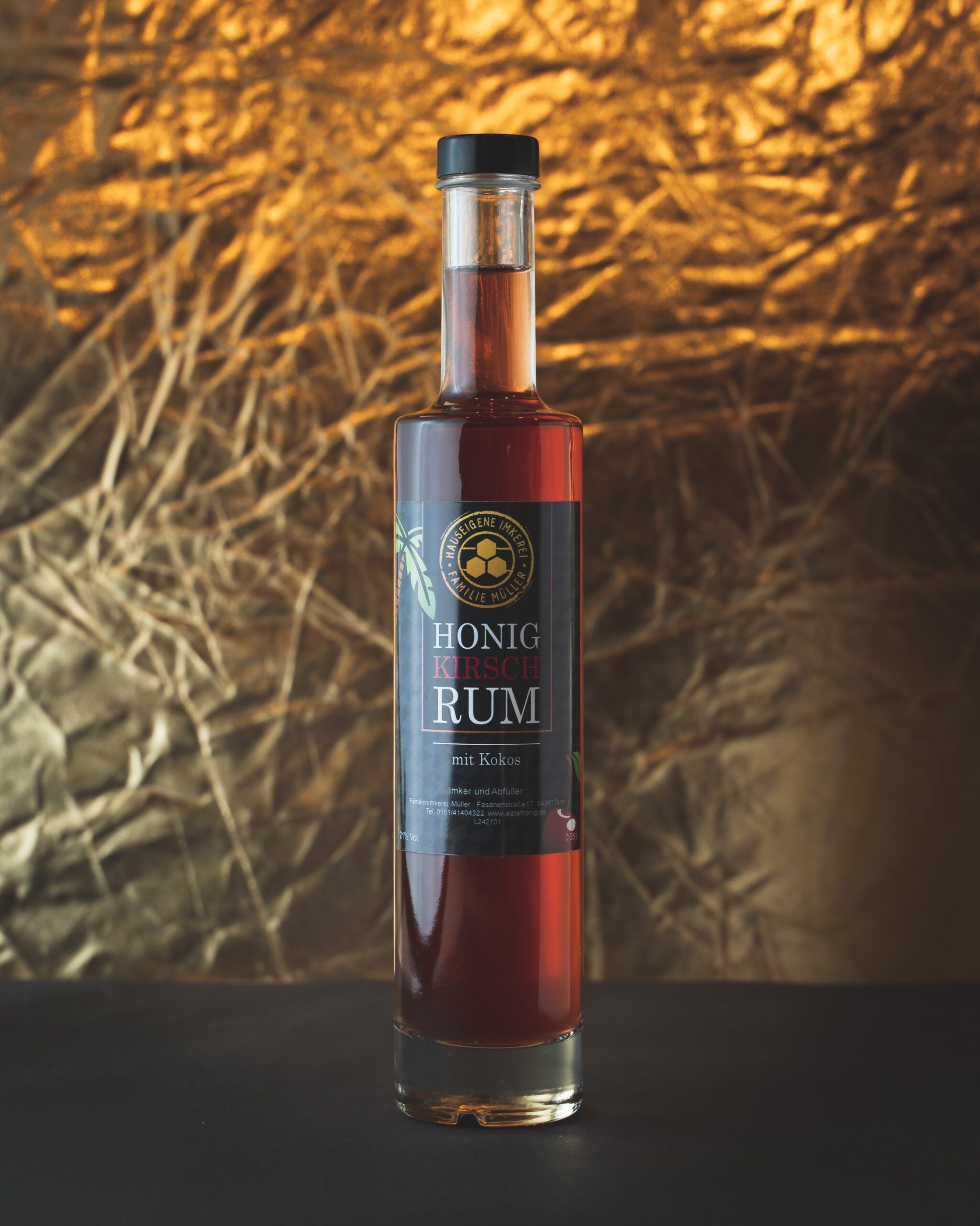 Honig-Kirsch-Rum mit Kokos - Familienimkerei Müller
