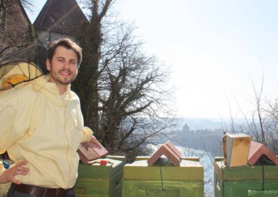 Bienenstand auf der Burg Burghausen
